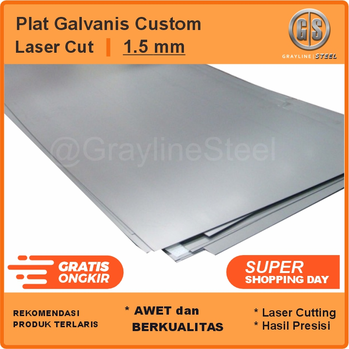 1.5 mm - Plat Galvanis - Custom Plat Galvanis