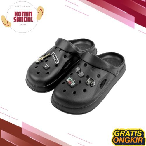 KOMIN Sandal Baim  Kodok Pria  Gratis Jibbitz Jibbitz  Size 39-44