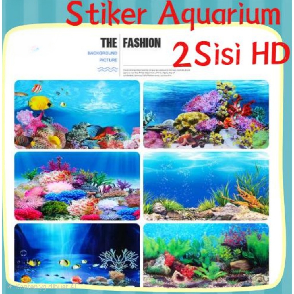 Background Aquarium / Gambar Latar Aquascape