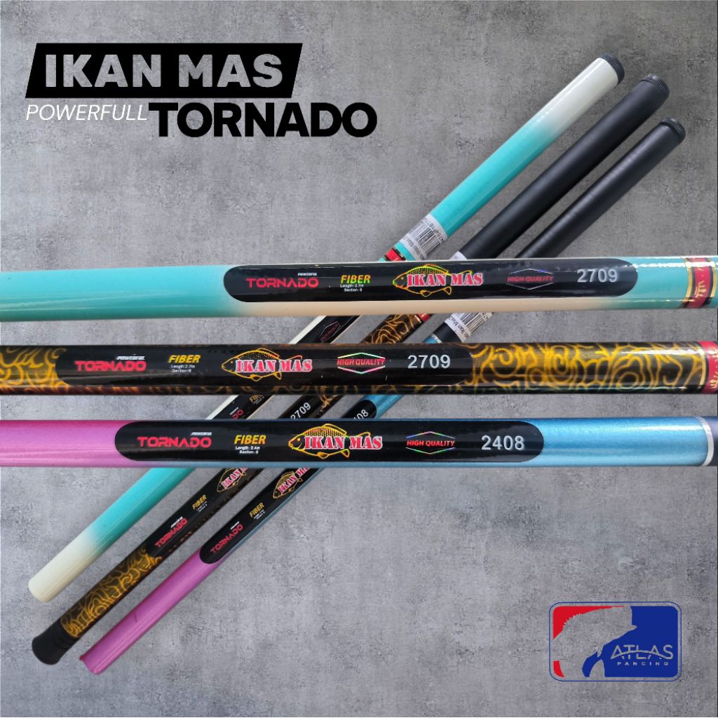 Joran Tegek Tornado Ikan Mas