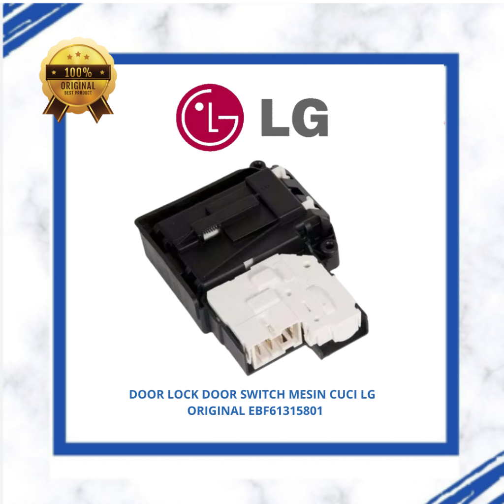 DOOR LOCK DOOR SWITCH MESIN CUCI LG  FC1208N5W FV1411S5WN ORIGINAL EBF61315801
