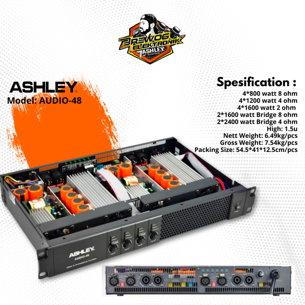 POWER AMPLIFIER ASHLEY AUDIO -48