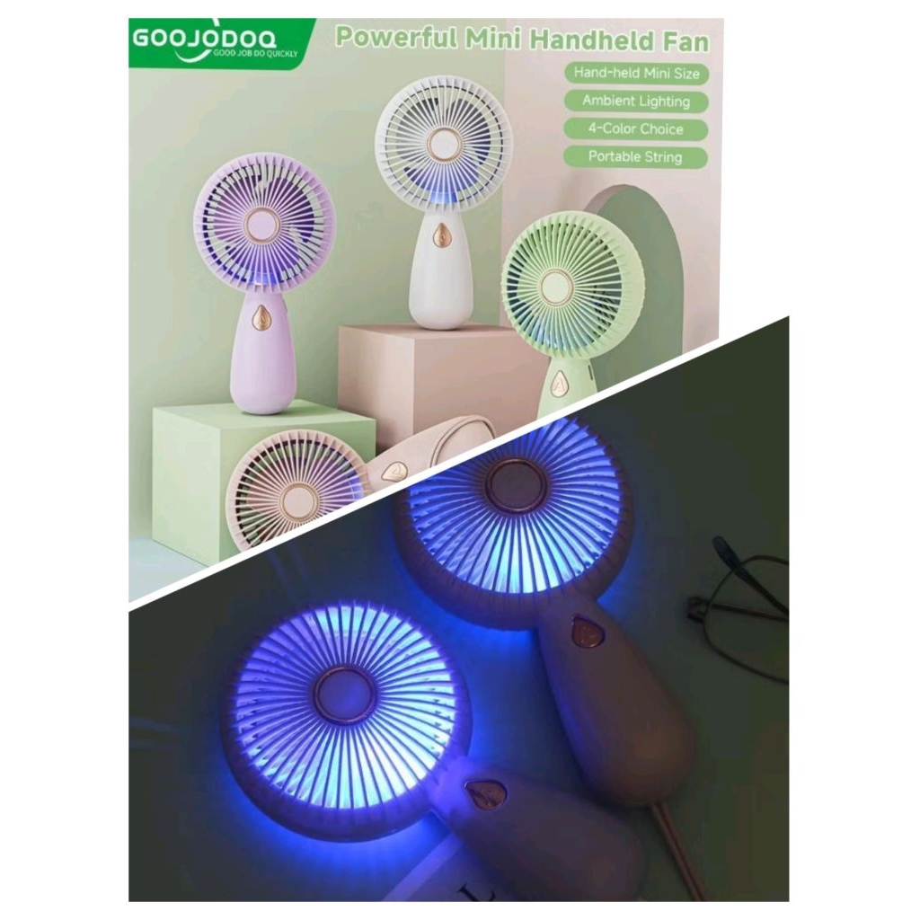 GOOJODOQ  kipas angin mini portable/minifan/kipas genggam cute