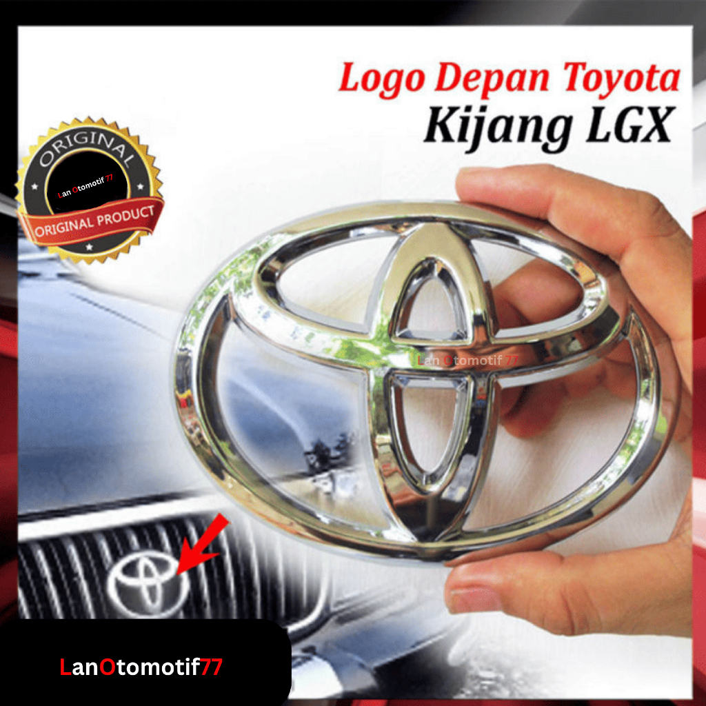 Toyota EMBLEM LOGO MOBIL UNTUK KIJANG KAPSUL LGX Original Product Logo Depan Mobil Toyota Kijang LGX