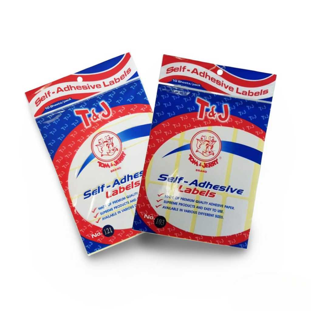 T&J Label Sticker / Label Nama / Label Undangan Nomor 103 & 121