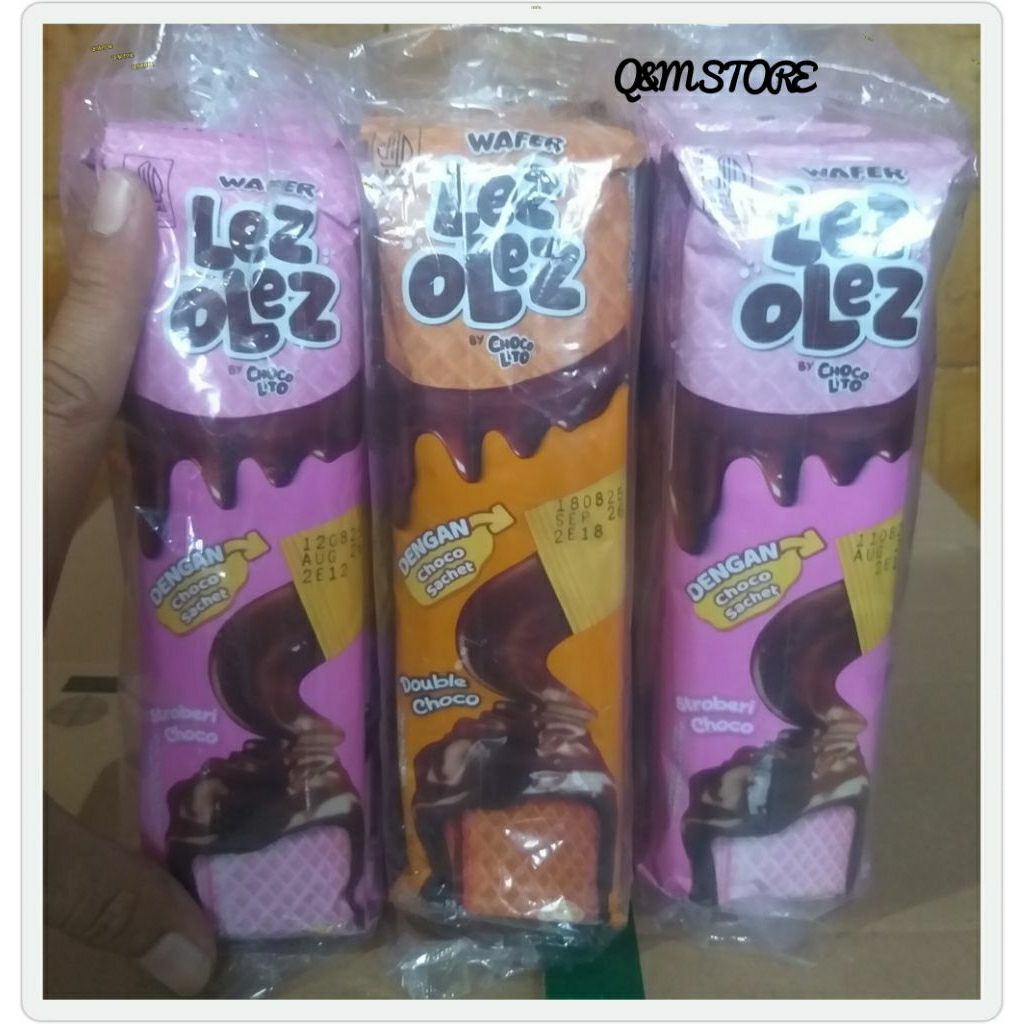 LEZ OLEZ WAFER + CHOCO 10 Sachet @23g