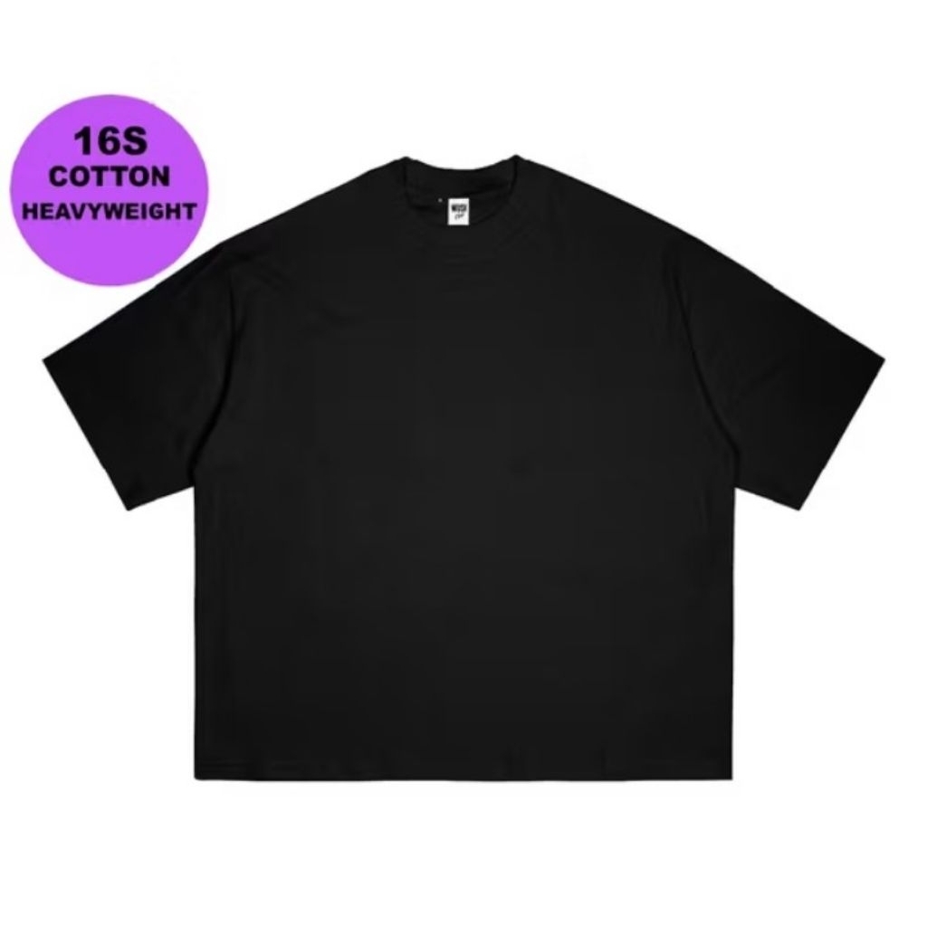 KAOS POLOS BOXY CATTON COMBED 20S