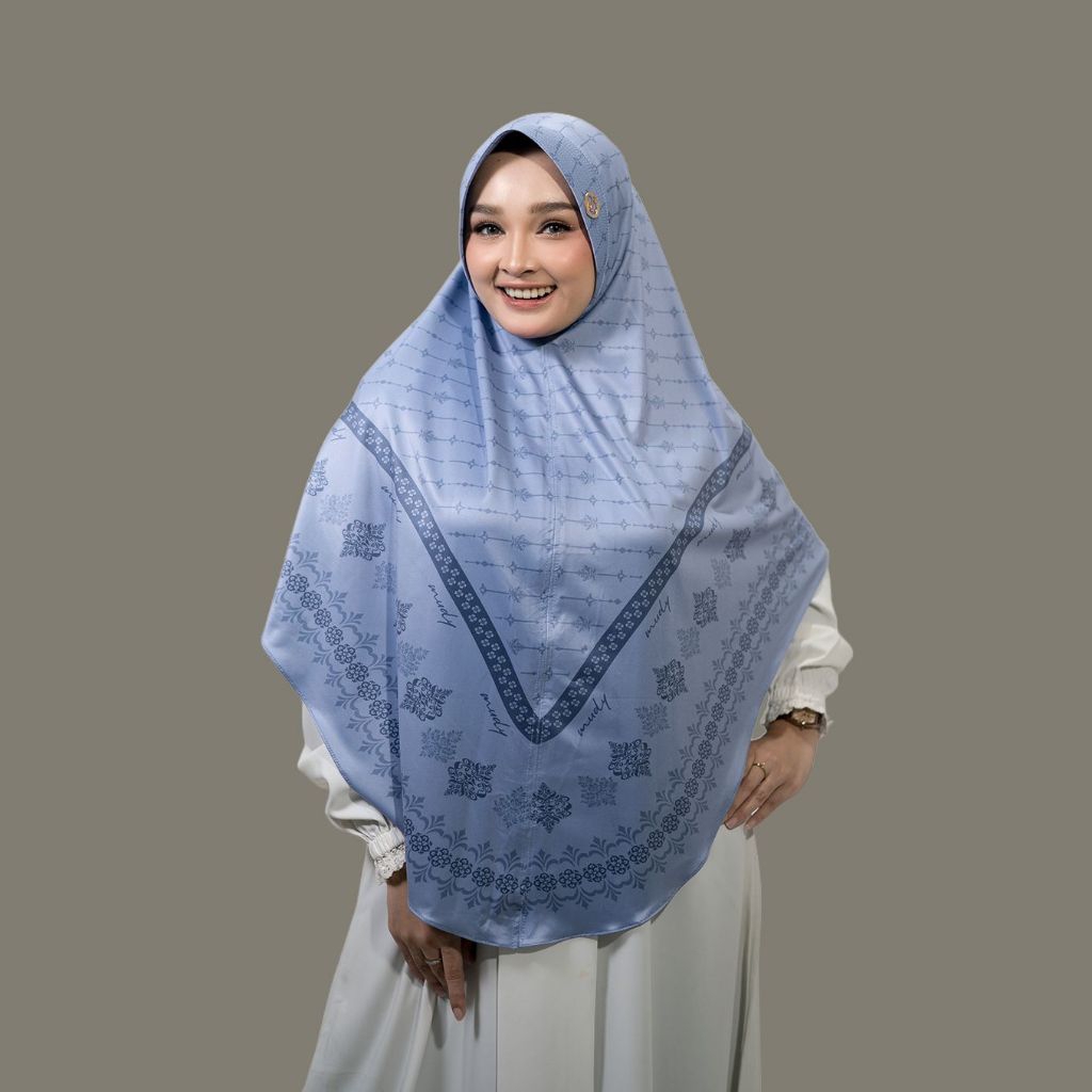 Hijab Bergo Jumbo Motif Nahla
