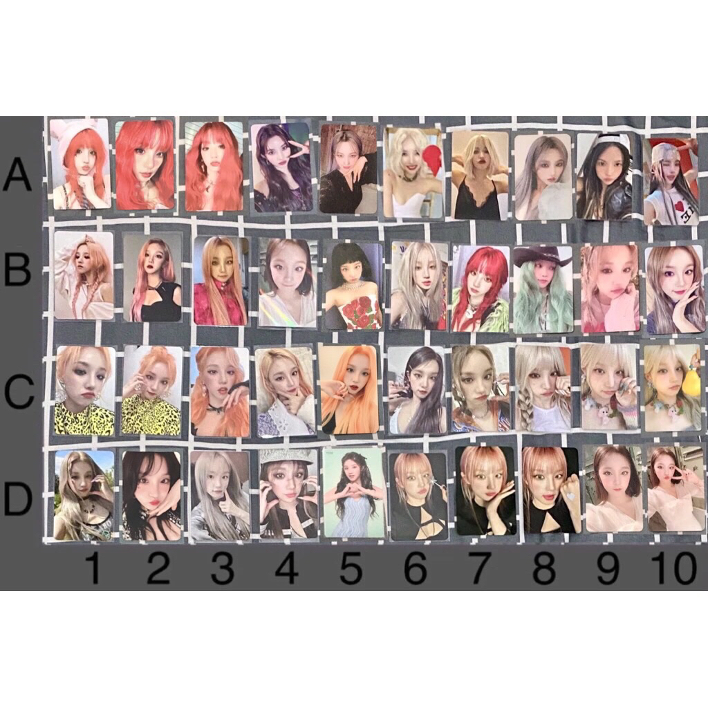 CLEARANCE SALE Yuqi Soyeon i-dle (G)I-DLE Official PC photocard I Burn Never Die Tomboy Love Feel Qu