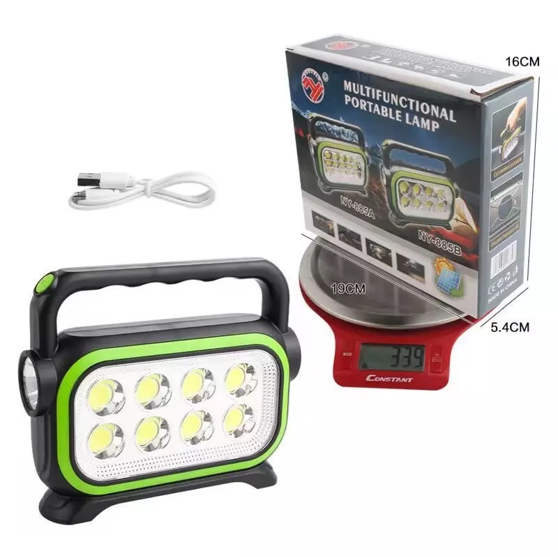 Lampu Emergency NY-885A NY-885B Dengan Senter Portable Outdoor Lamp High Quality Bisa Cas Hp / Power