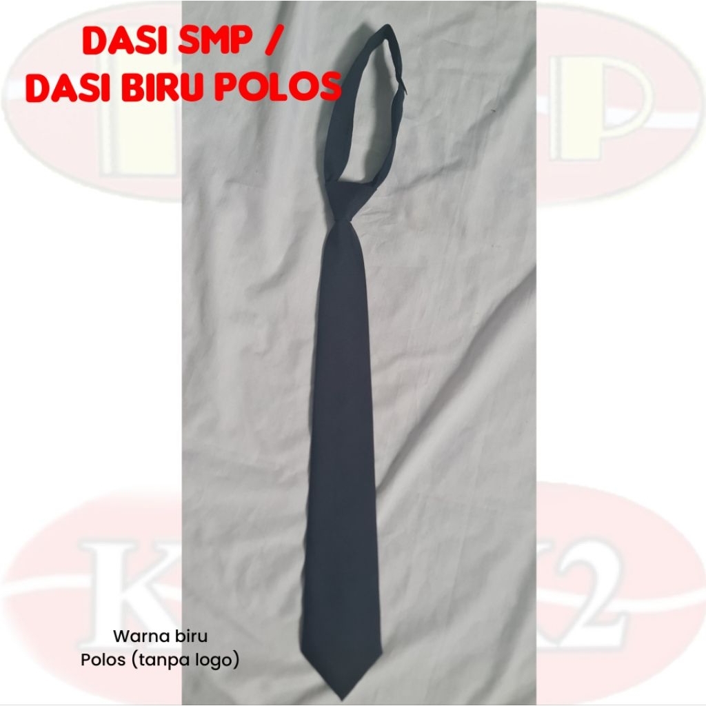 Dasi biru polos / dasi SMP polos