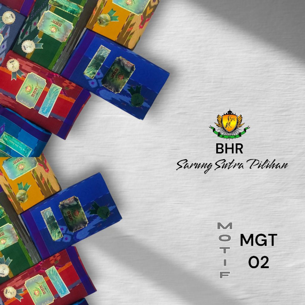 Sarung BHR full sutra Variasi MGT 02, MOTIF liris tompal kembang benang kecil