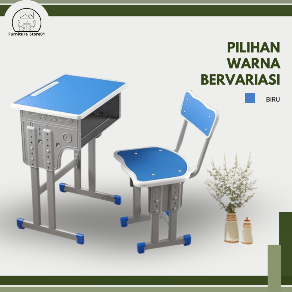 Meja Kursi Belajar Anak Meja Belajar Dan Kursi Meja Sekolah Set