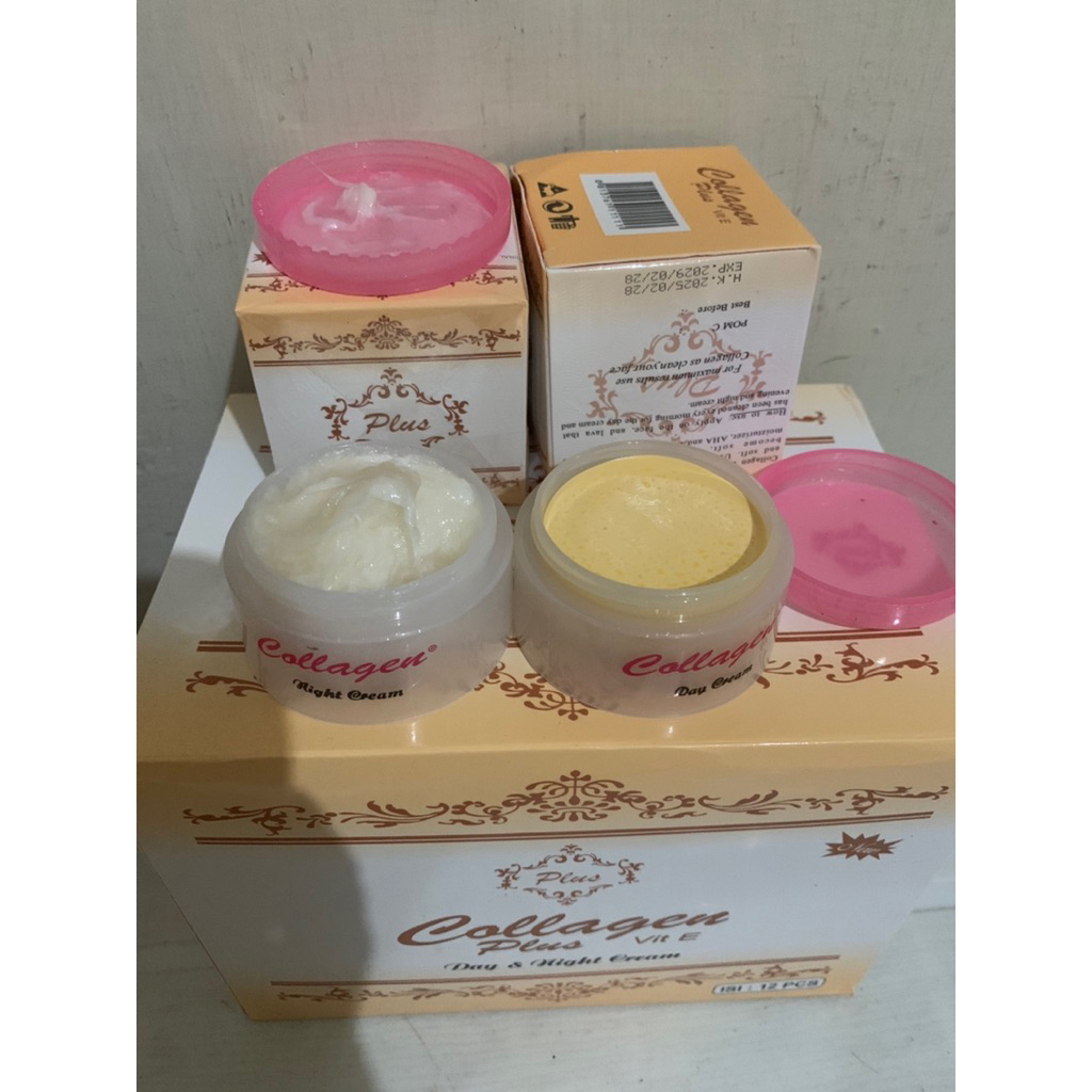 cream collagen siang dan malam