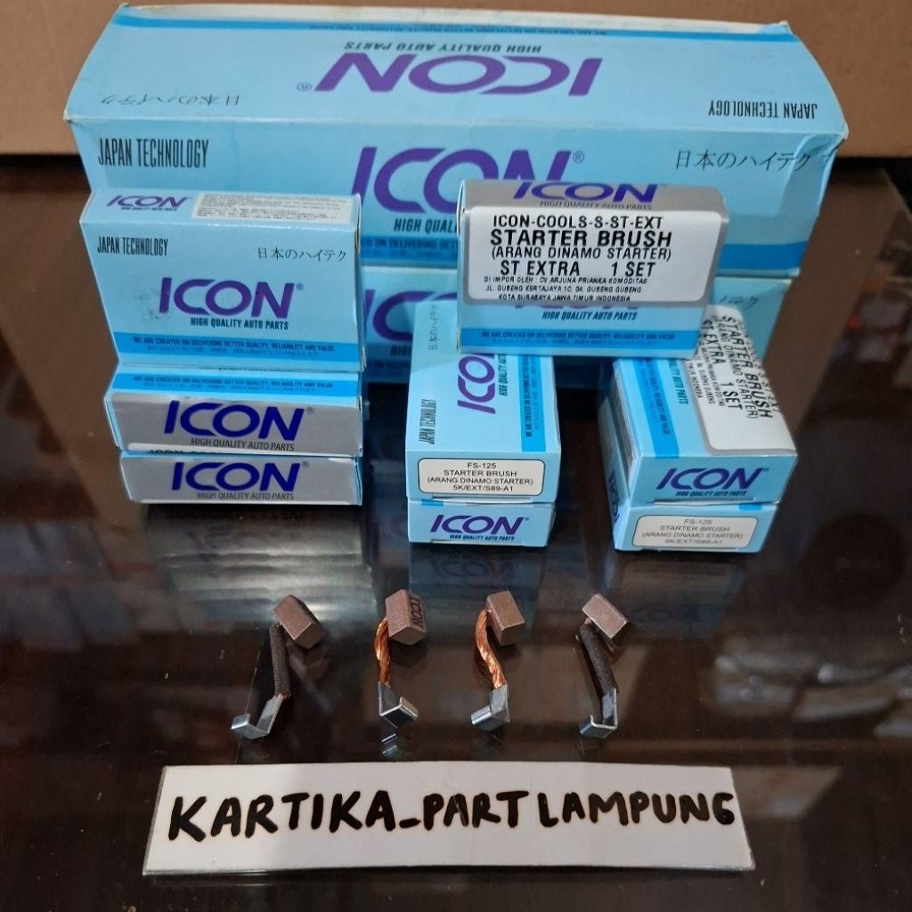 Carbon Brush stater/Kul dinamo Stater kijang 5k/S-89/carry extra/Avanza/Xenia/Granmax/Luxio/ESPASS S