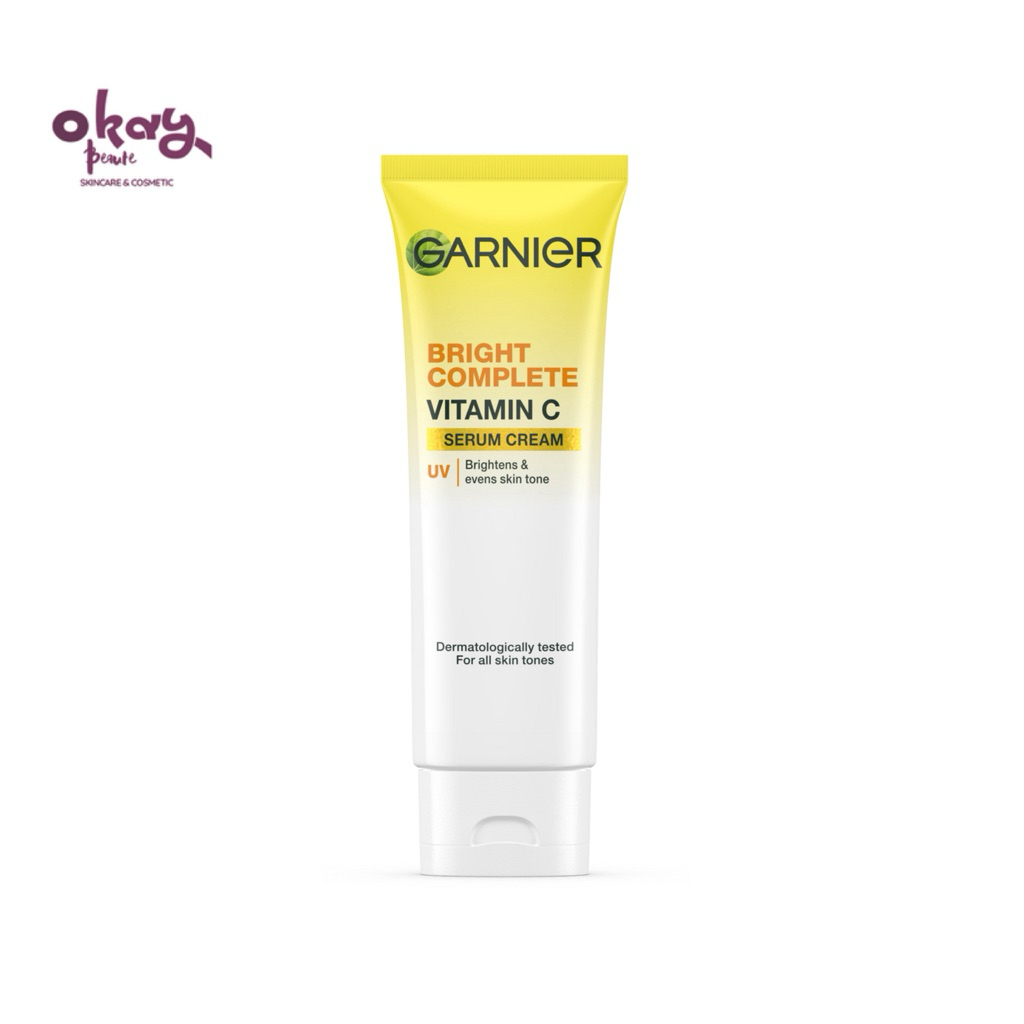 OKAYBEAUTE GARNIER BRIGHT COMPLETE VITAMIN C SERUM CREAM