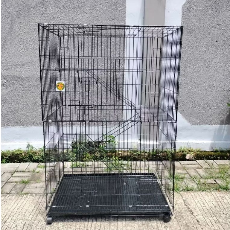 Kandang Kucing Super/ Besar/ Lebar/ Tingakat 3/ kandang Jumbo Cocok Buat hewan Besar dan Berat