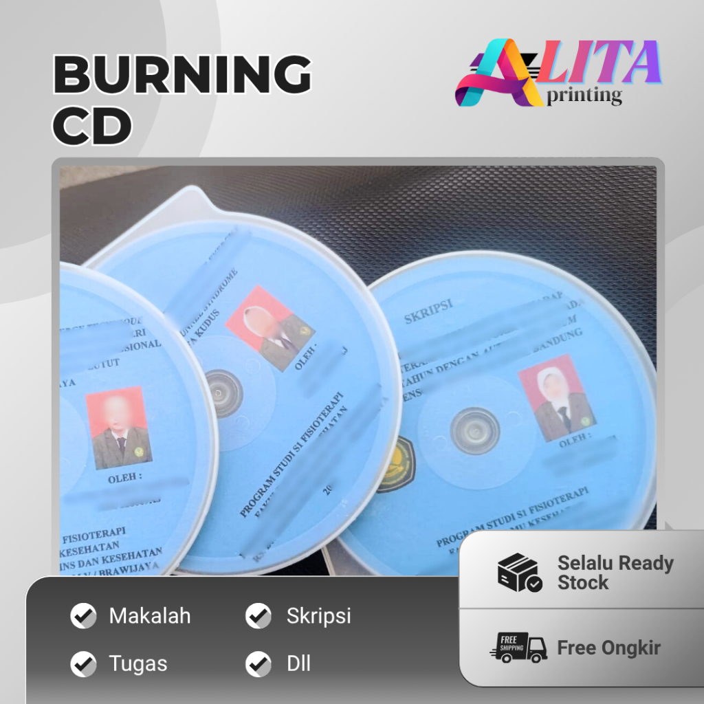 Paket Burning CD R Skripsi Tesis Tugas Akhir