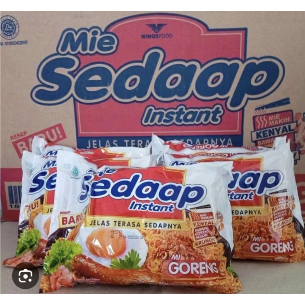 mie sedap goreng 1 karton