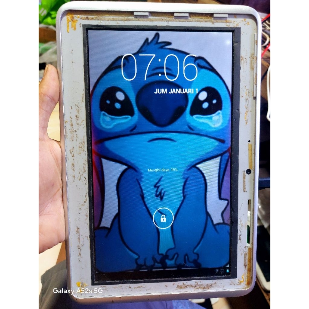 Unit Tablet Advan T3C Hidup Menu Minus Touchscreen