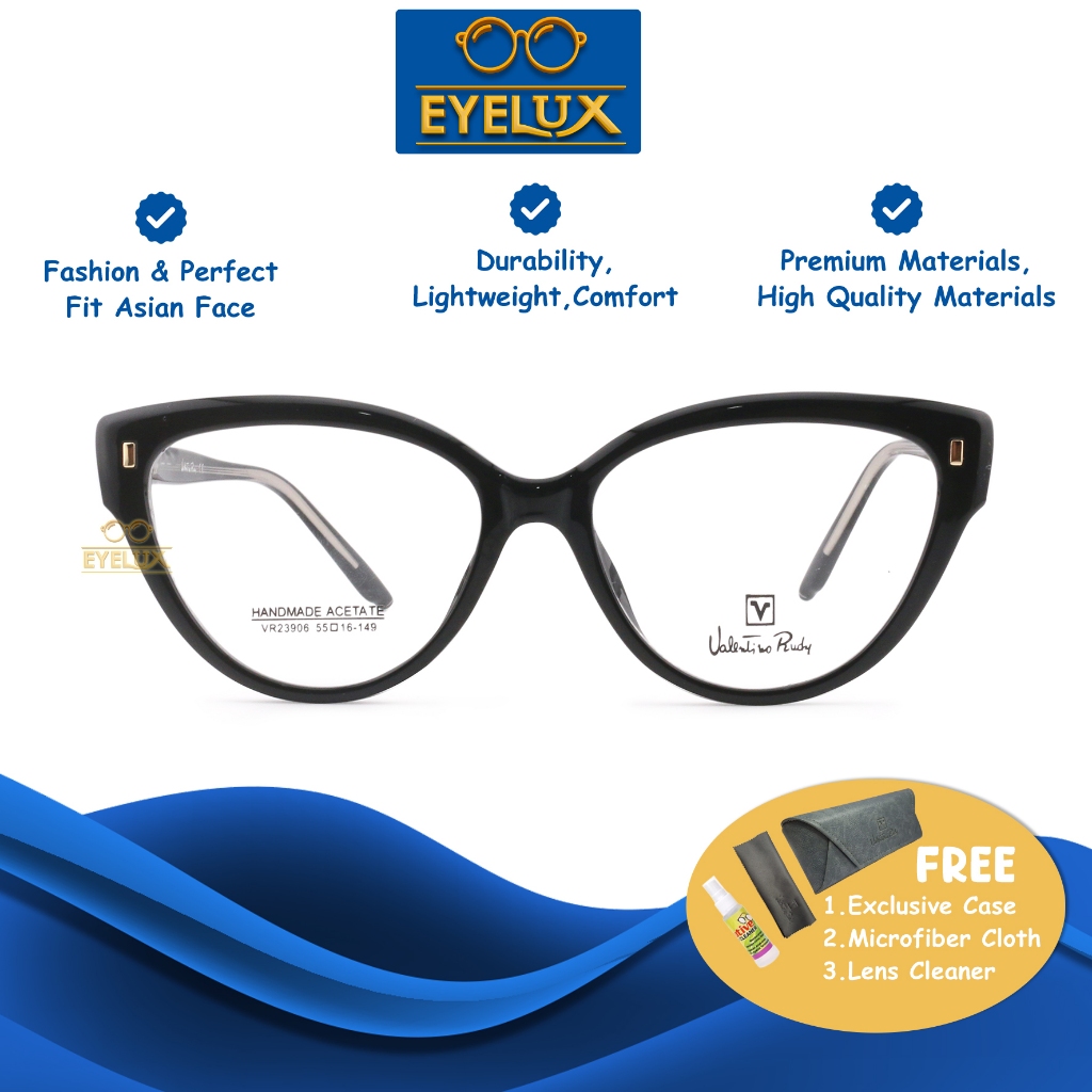 Valentino Rudy Eyewear / VAL VR-23906 / 55-16-149 / Frame Kacamata Valentino Rudy ORIGINAL