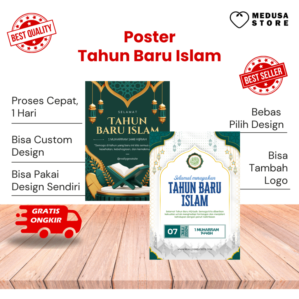 Poster Edukasi Anak Tahun baru Islam