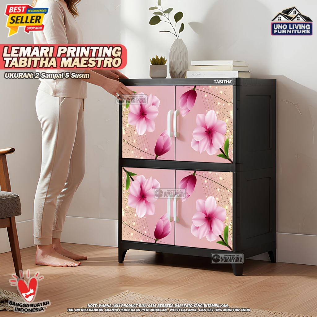 Lemari Pakaian Plastik Tabitha Maestro Printing Lemari Pintu Printing Lemari Kaca Tabitha Minimalis
