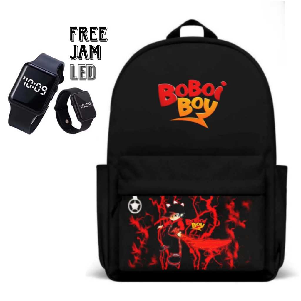 tas boboiboy - tas sekolah anak tk dan sd - tas ransel anak laki-laki