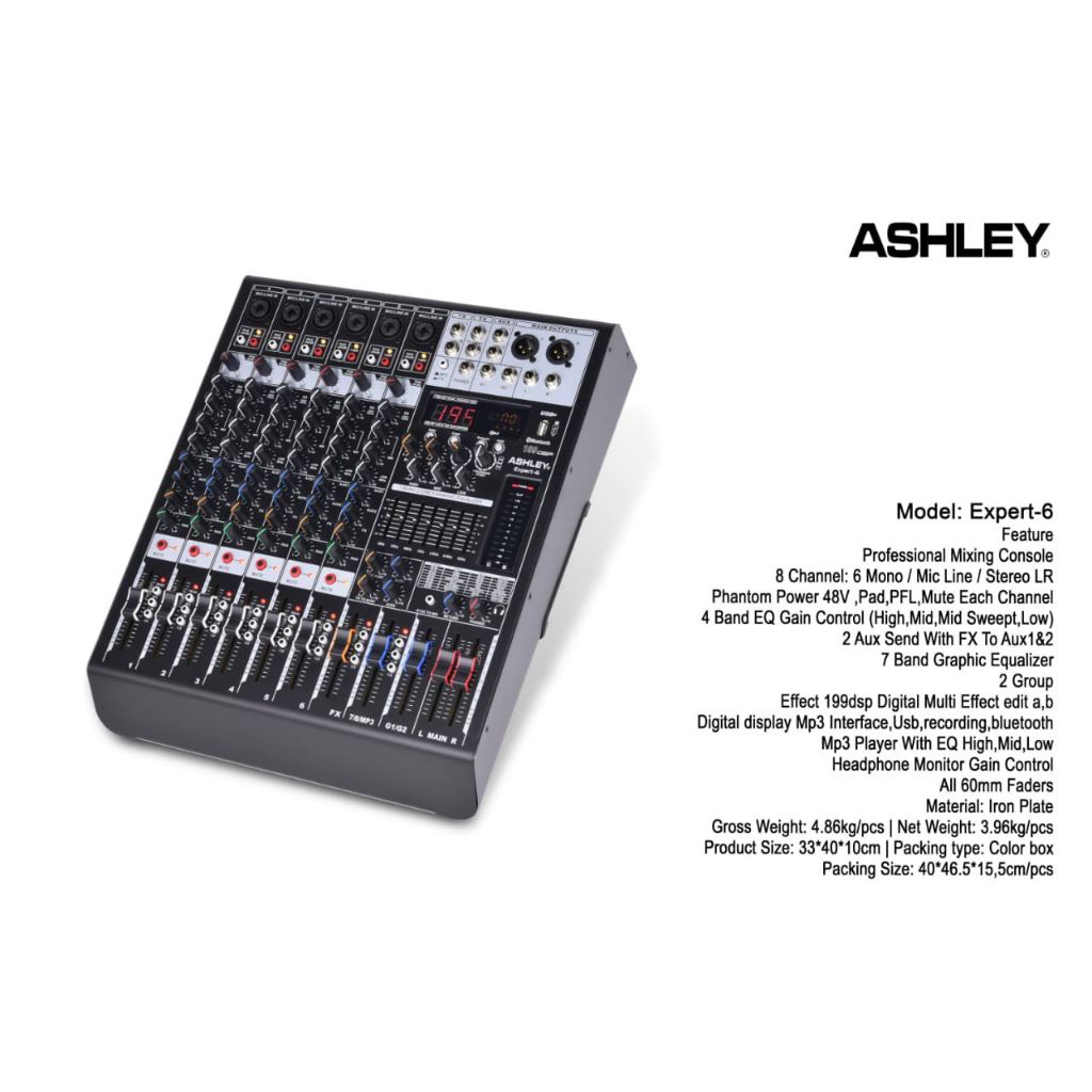 MIXER ASHLEY EXPERT6/ EXPERT  6/ EXPERT-6