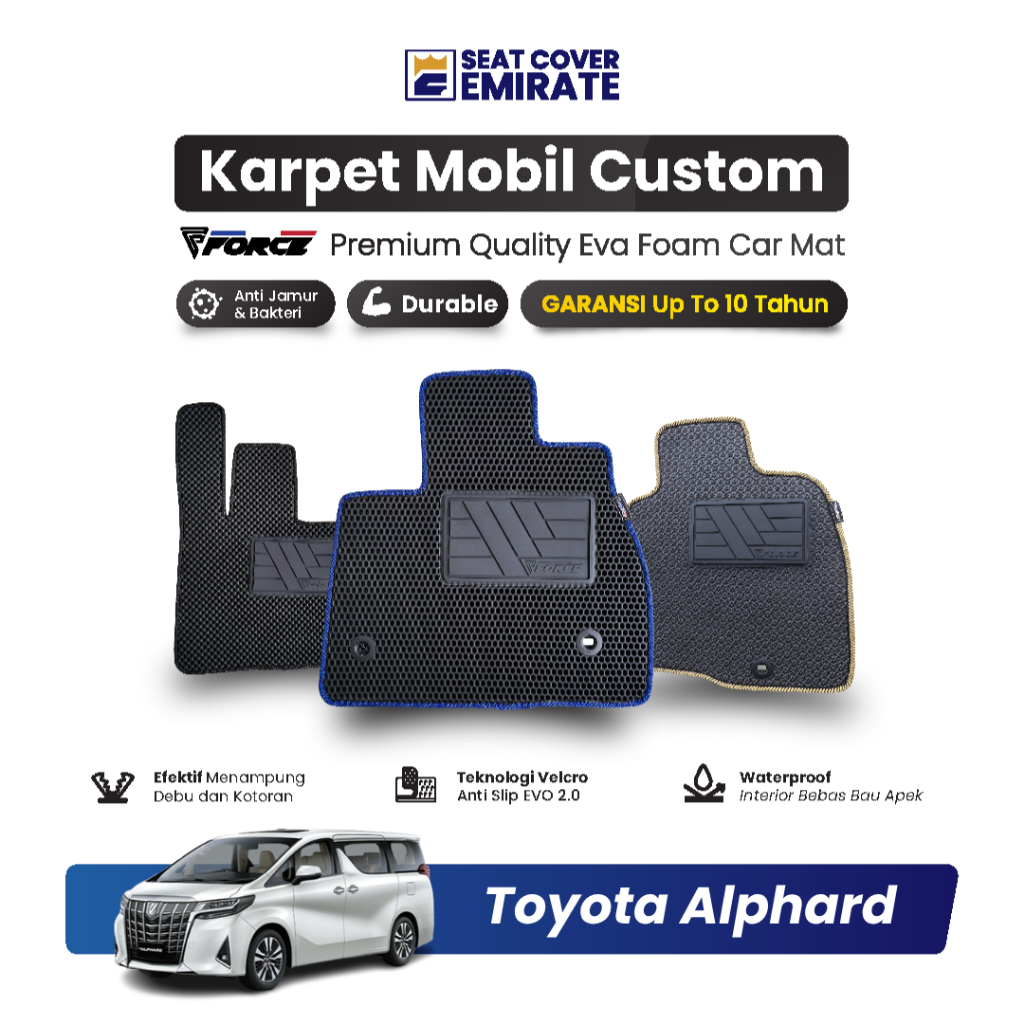 KARPET MOBIL TOYOTA ALPHARD | EVA PREMIUM BERGARANSI BY EMIRATE