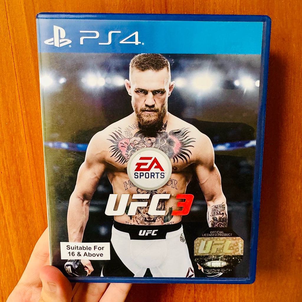 Kaset PS4 UFC 3 UFC3 Playstation 4 PS 4 5 UFC Reg3 Reg 3 CD BD Game Games MMA Ufc ufc4 4 ps5 wwe reg