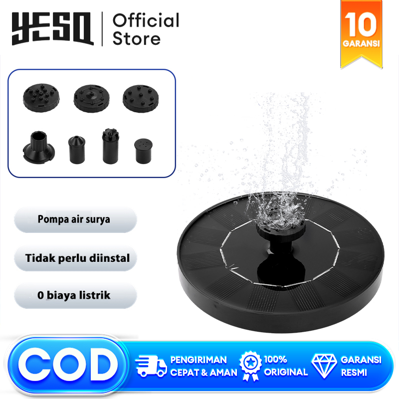 YESQ pompa air kolam ikan air mancur kolam ikan Mancur Tenaga Surya Ikan kolam oksigen air mancur ko