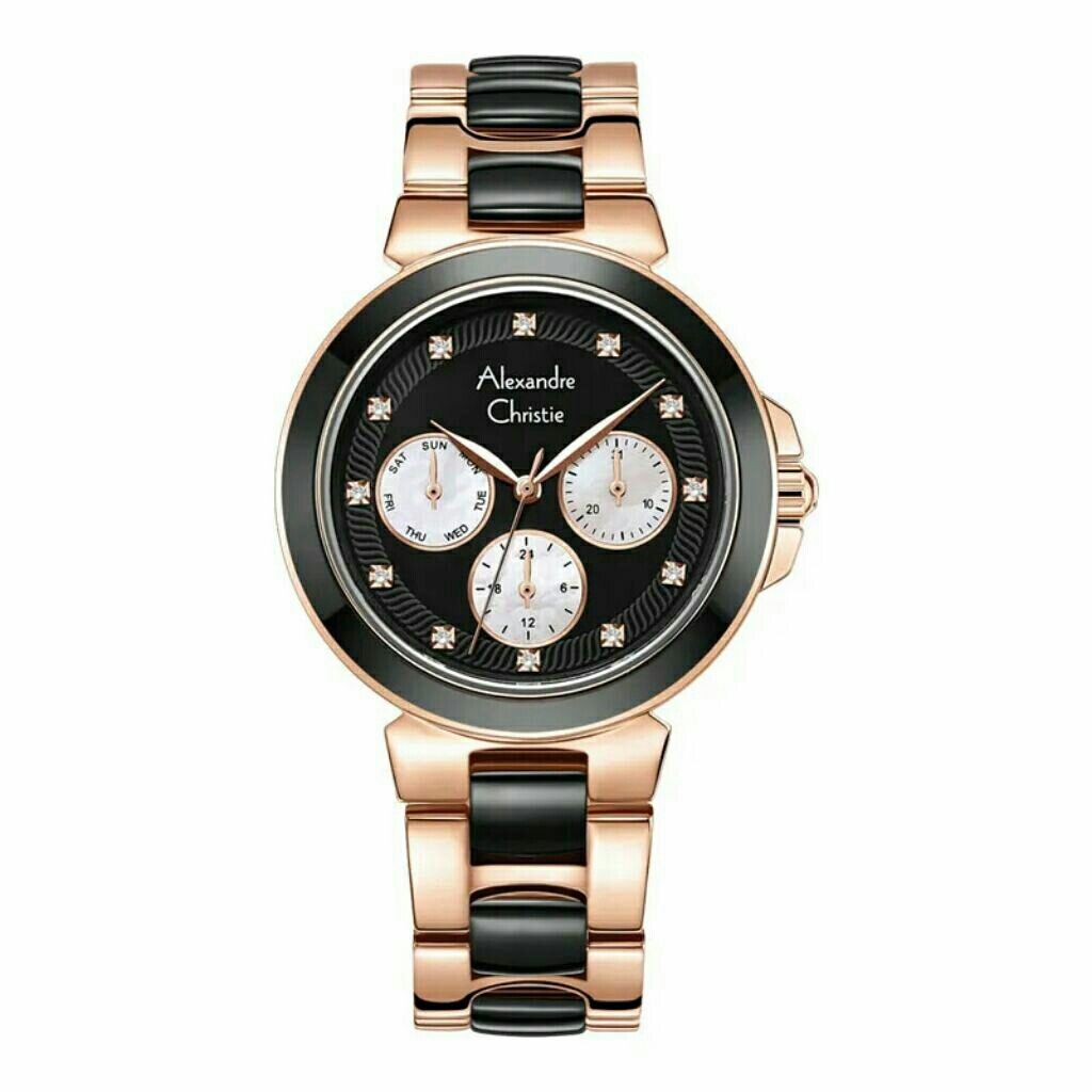 Jam Tangan Wanita Alexandre Christie 2B02 AC2B02 AC2B02BF Original Bergaransi