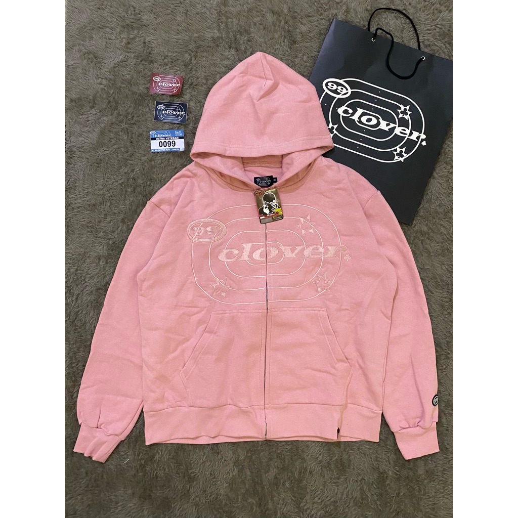 Hoodie 99 Clover - Pink