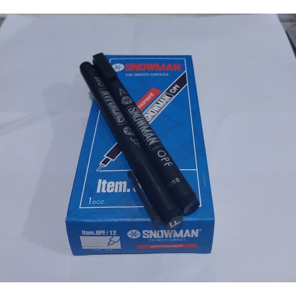 SPIDOL PEN SNOWMAN OHP PERMANEN MARKER/SPIDOL OPF SNOWMAN