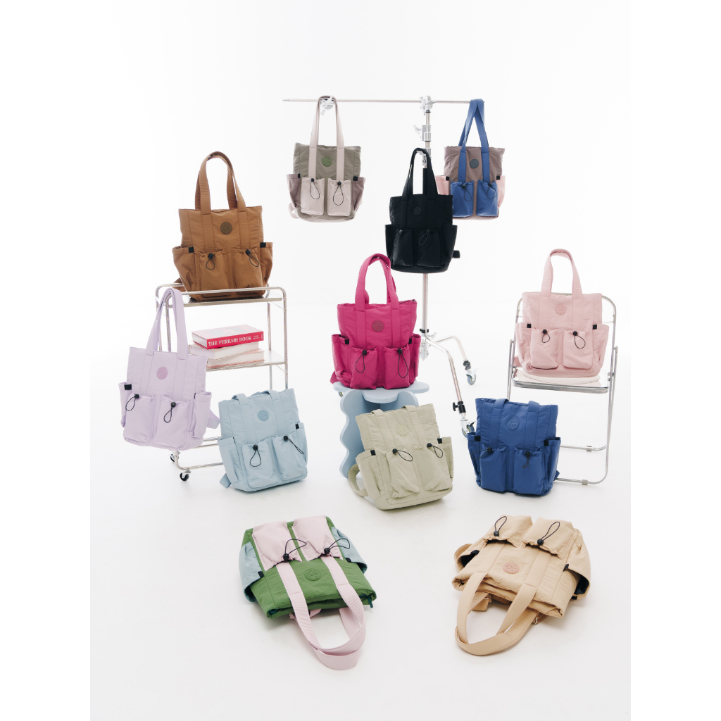 FLICKA Milan Totepack Tas Ransel Nylon Waterproof