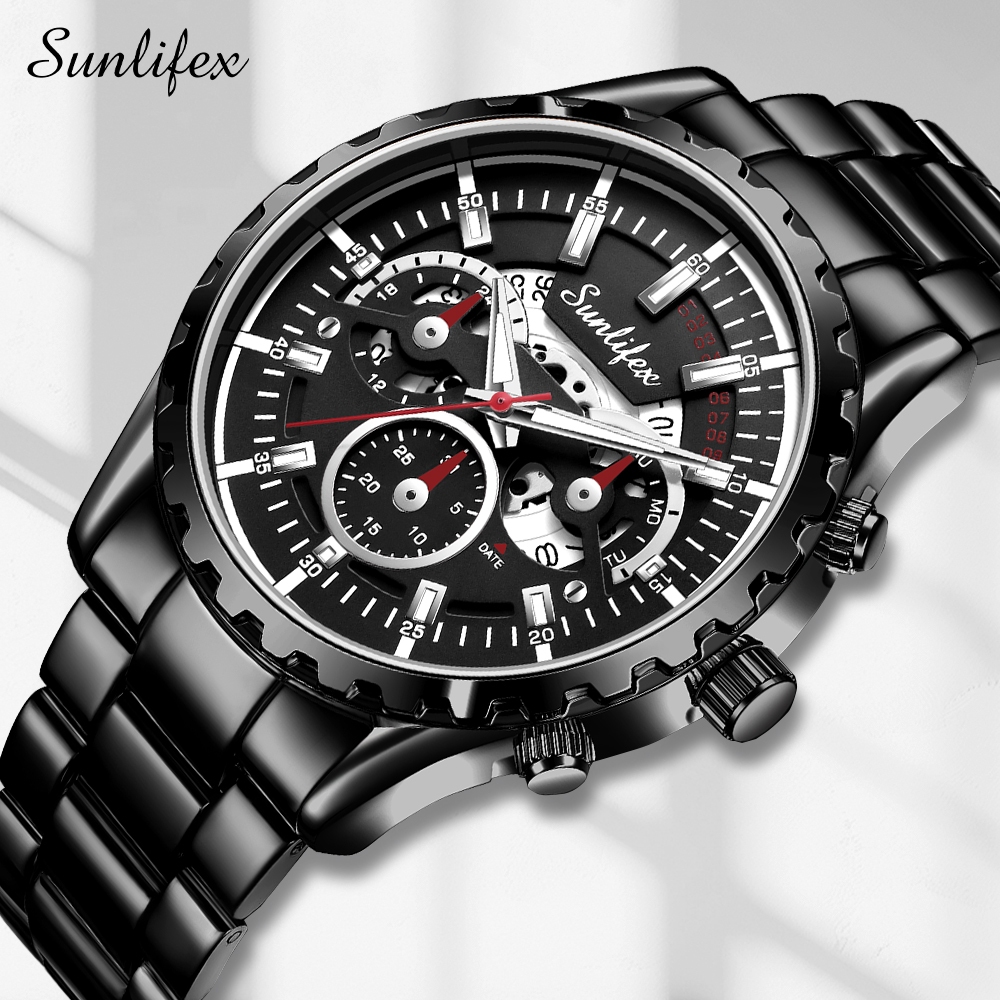 Jam Tangan Pria Digital Analog Mewah Arloji Serbaguna Dewasa Anti Air Best Seller Awet Kekinian Casu