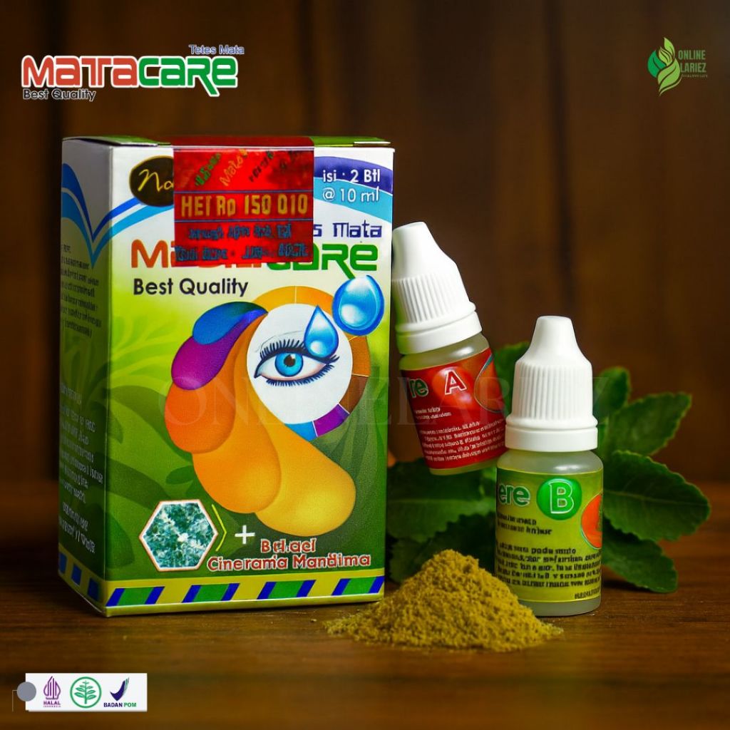 Tetes Mata Matacare Herbal untuk mata minus,Infeksi mata,iritasi mata original