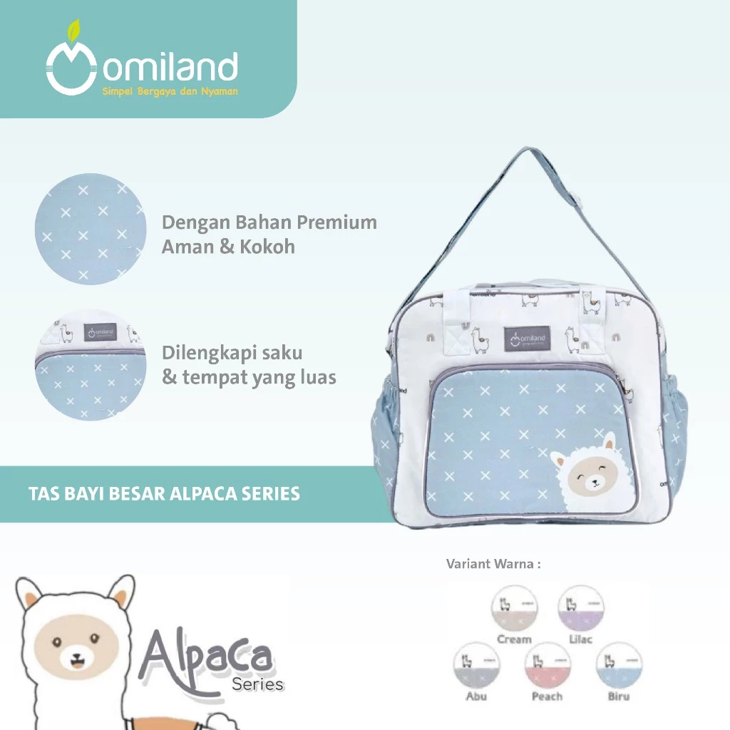 Omiland Tas Bayi Besar - Tas Perlengkapan Bayi Besar