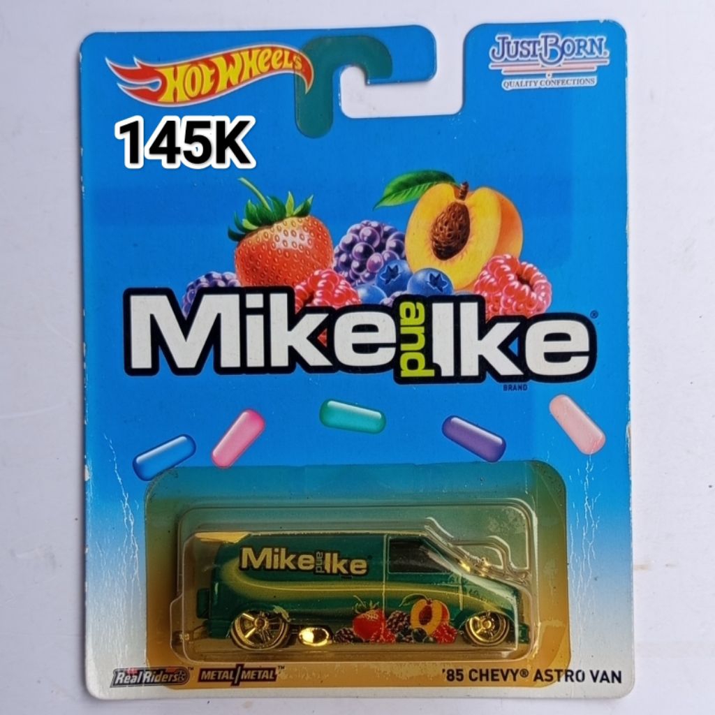 Hot Wheels Just Born 85 Chevy Astro Van Mike & Ike