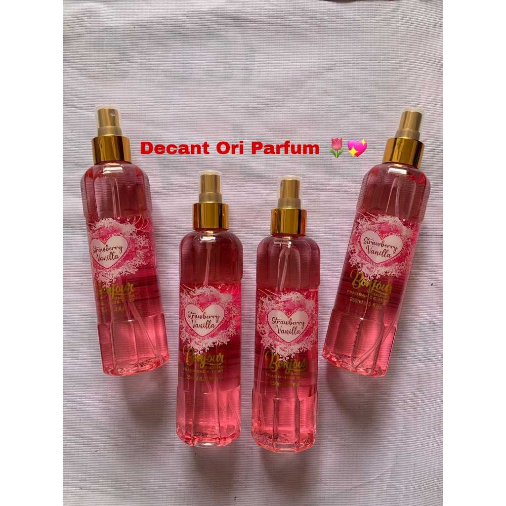Body Mist Bonjour Strawberry Vanilla 250 ML