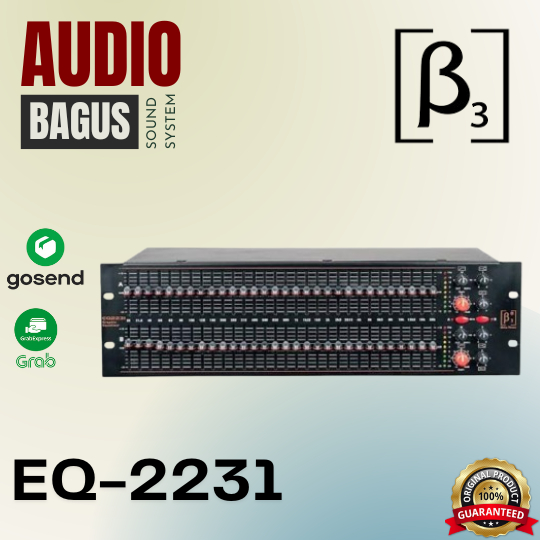 BETA3 EQ2231 BETA THREE EQ 2231 / BETA 3 EQ-2231 EQUALIZER ORIGINAL