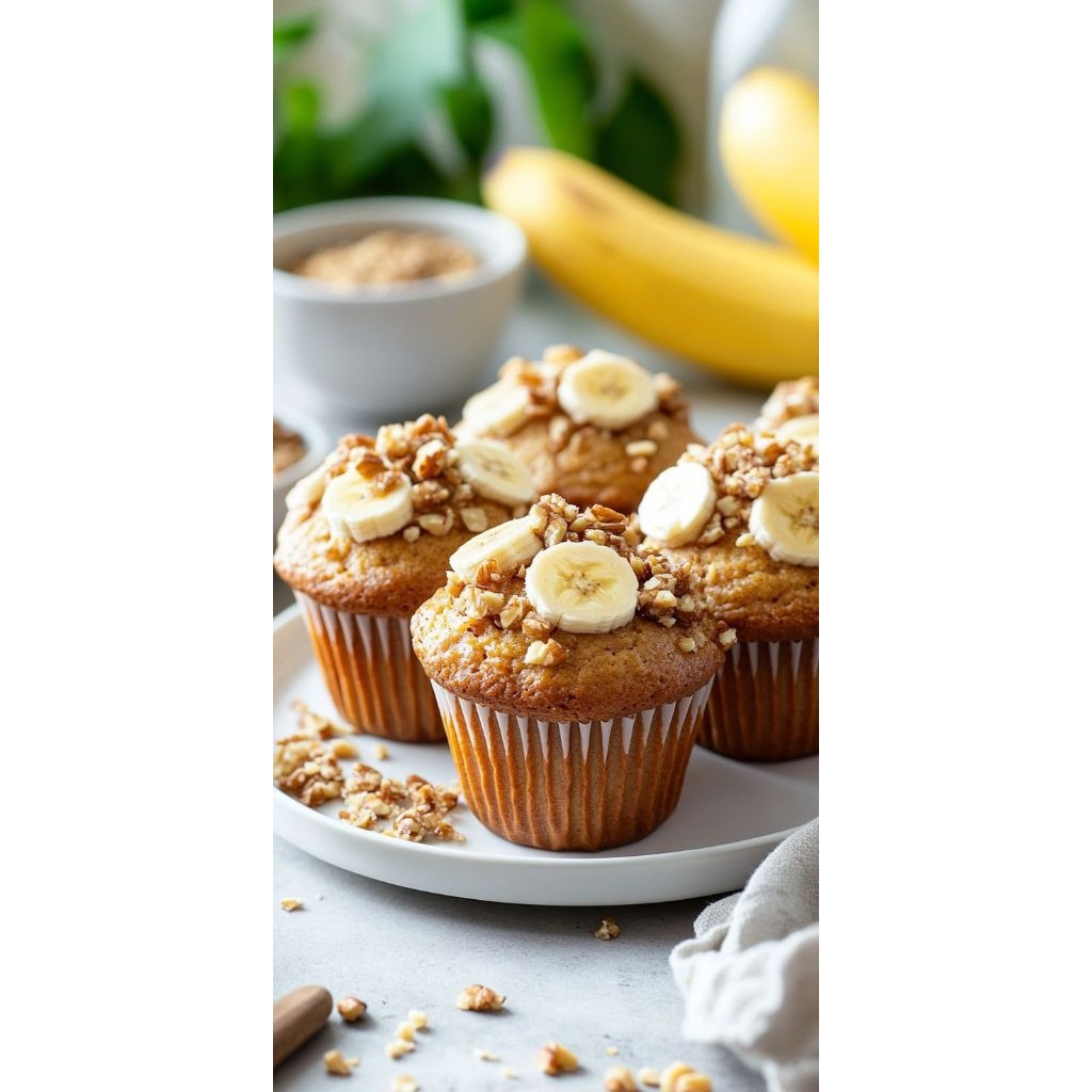 banana muffin cup cake