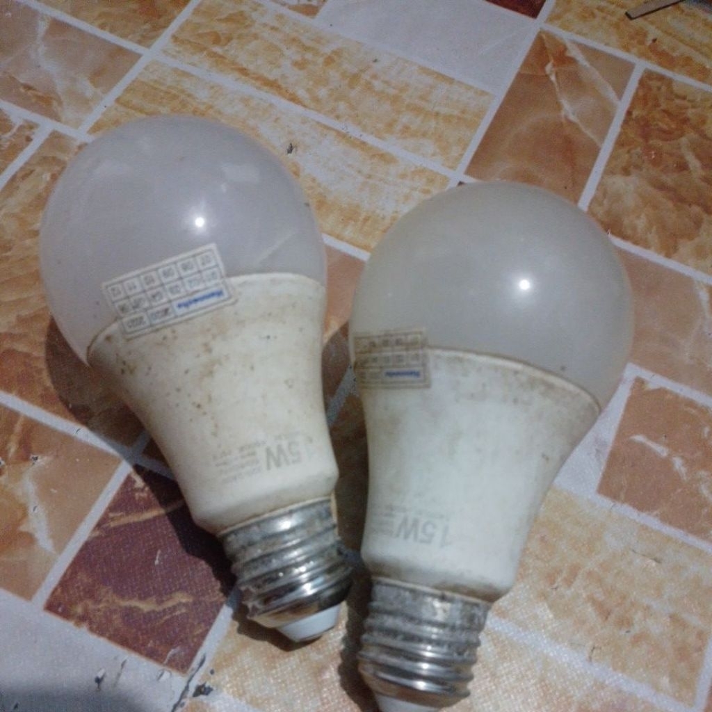 Casing lampu LED + komponen