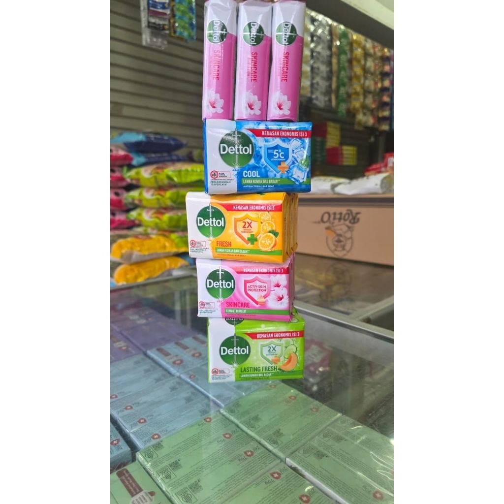 DETTOL SABUN BATANG 100GRAM 1DUS 144PC