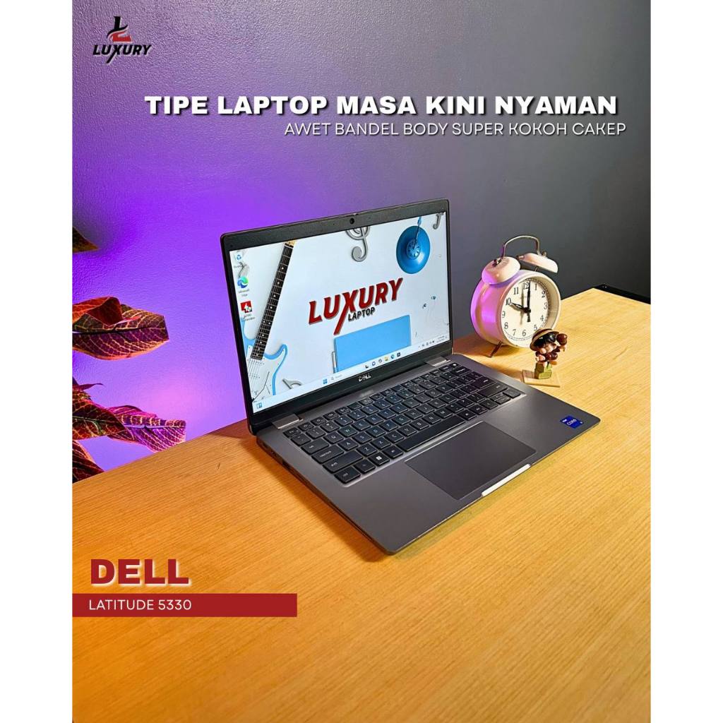 LAPTOP DELL LATITUDE 5330 SLIM CORE 12TH GEN CORE I5 SSD RAM LPDDR4 SECOND