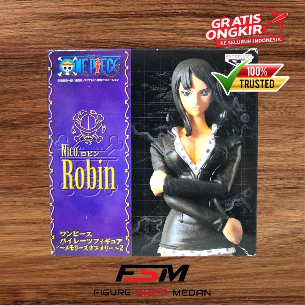 Banpresto Figure One Piece Pirates Memories of Merry - Nico Robin (RARE)