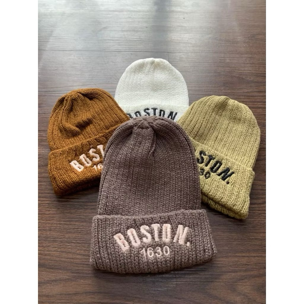 Boston Kupluk Beanie/ Topi Anak/ Topi Kupluk Bayi/ Topi Kupluk Anak