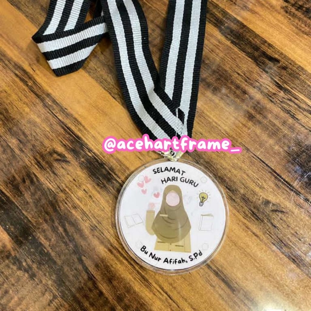 MEDALI CUSTOM FOTO/ MEDALI FOTO/ MEDALI INSERT FOTO/MEDALI HARI GURU