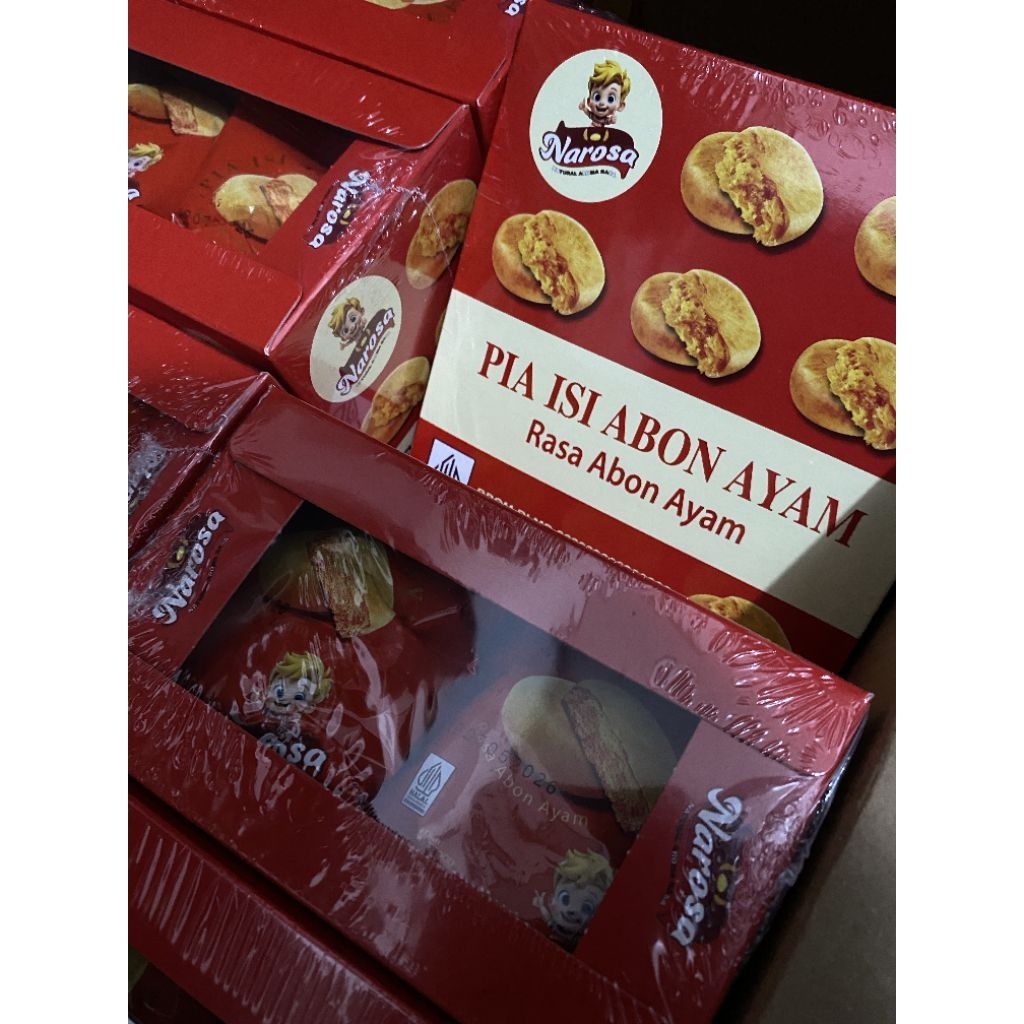 Pia Isi ABON AYAM (NAROSA) ISI 10 BUNGKUS